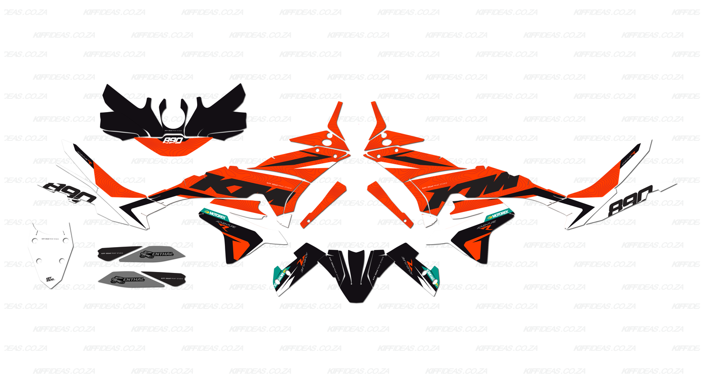 KTM 790-890 ADVENTURE "pro" DECAL KIT
