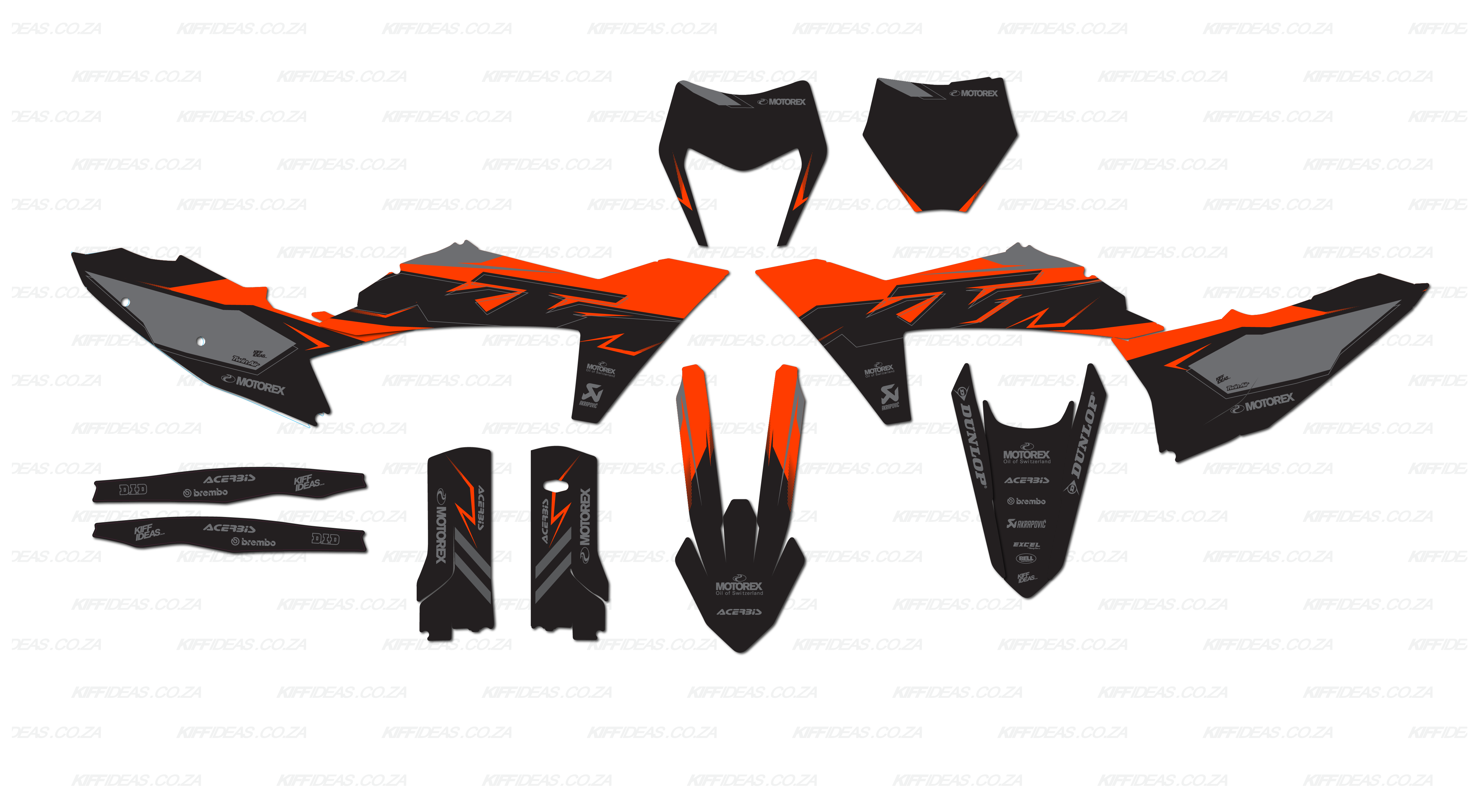 KTM 2025 REFLEX GRAPHICS KIT Kiff Ideas