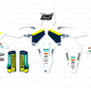 HUSQVARNA ENDURO '25 GRAPHICS OEM REPLICA KIT