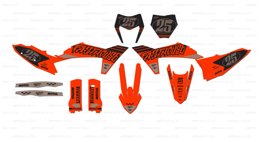 KTM "FASTY" GRAPHICS KIT