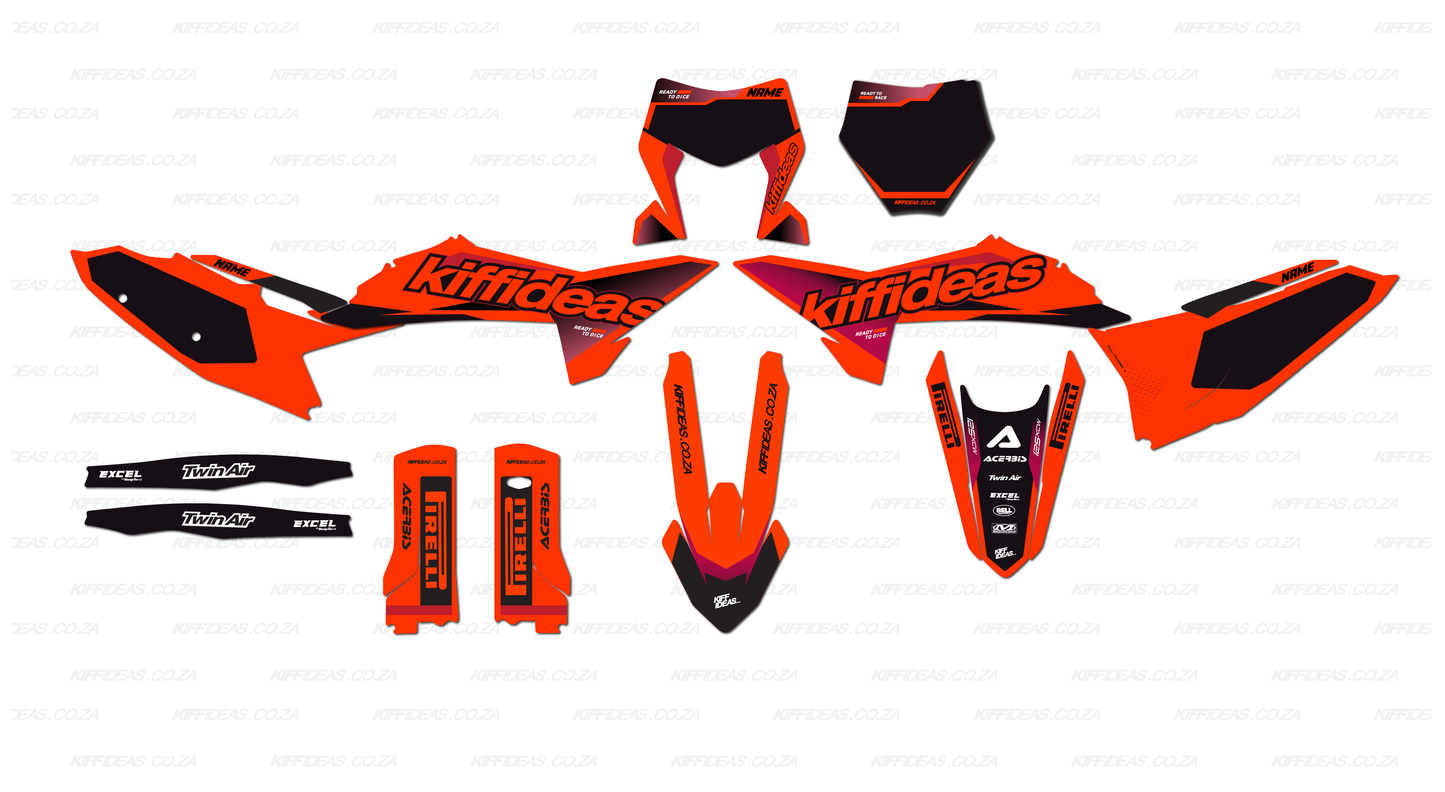 KTM "JASON" GRAPHICS KIT
