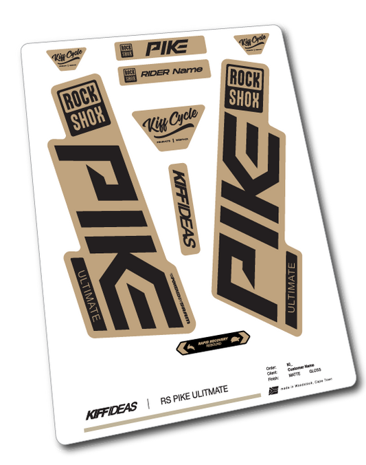 ROCKSHOCK PIKE DECAL SET