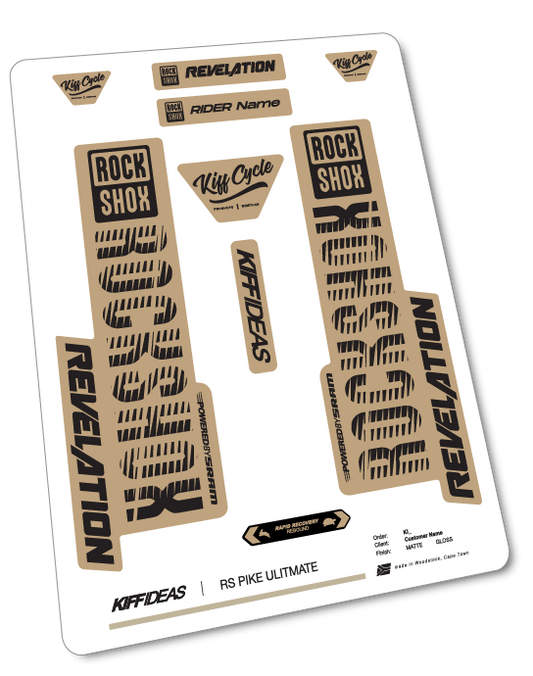 ROCKSHOCK REVELATION DECAL SET
